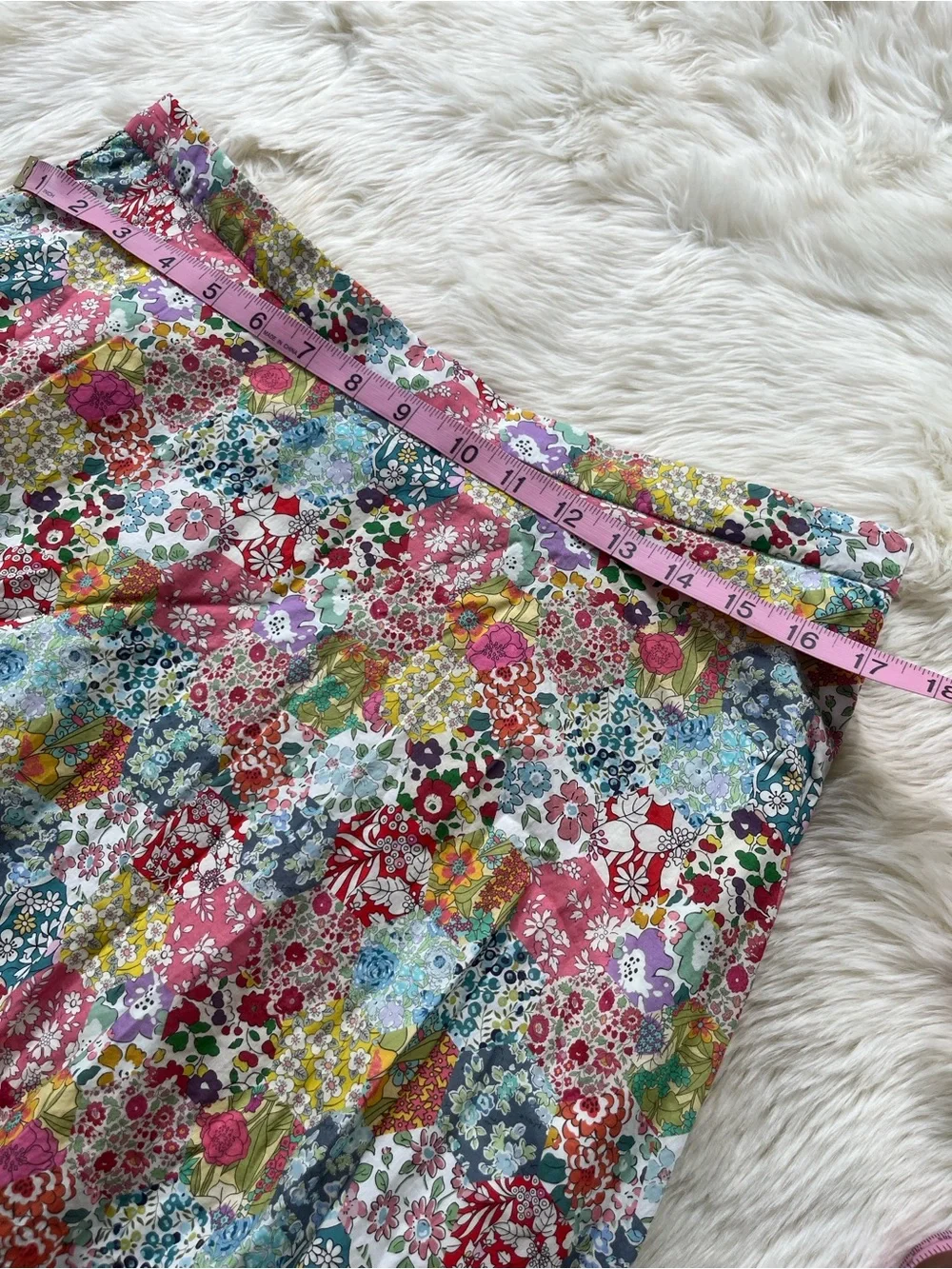 J. Crew Liberty Floral Tiered Maxi Skirt — Pink, Blue, Yellow size 12